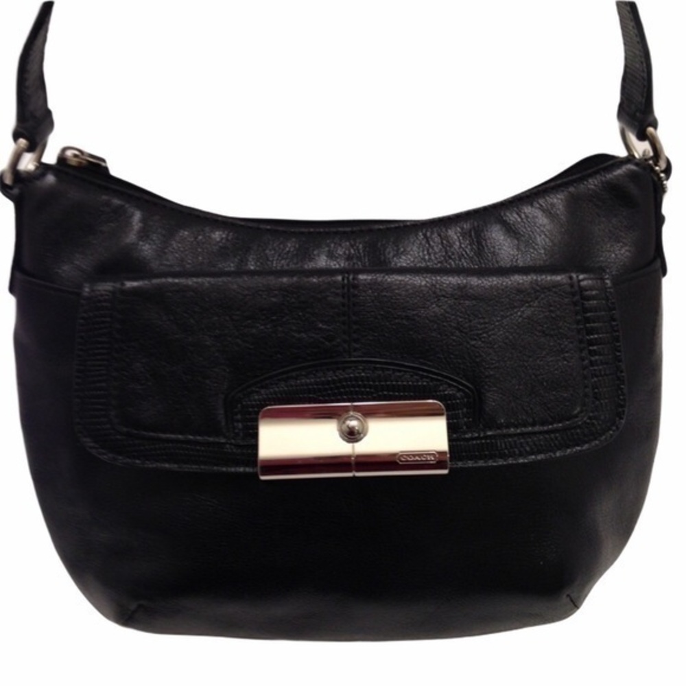 Coach Black leather coach Kirsten bag